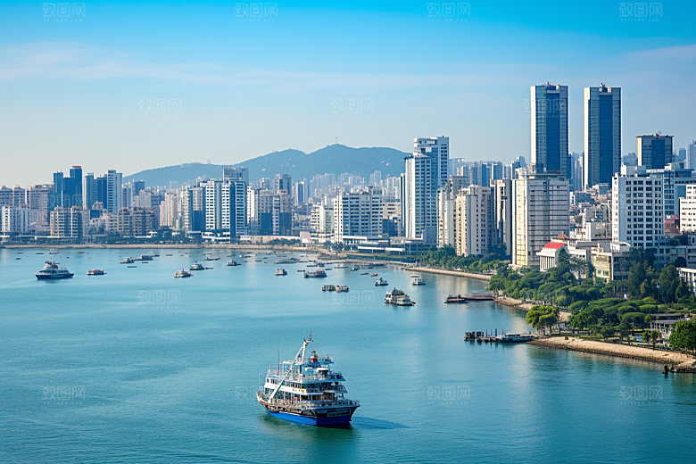 厦门旅游自由行景色摄影图