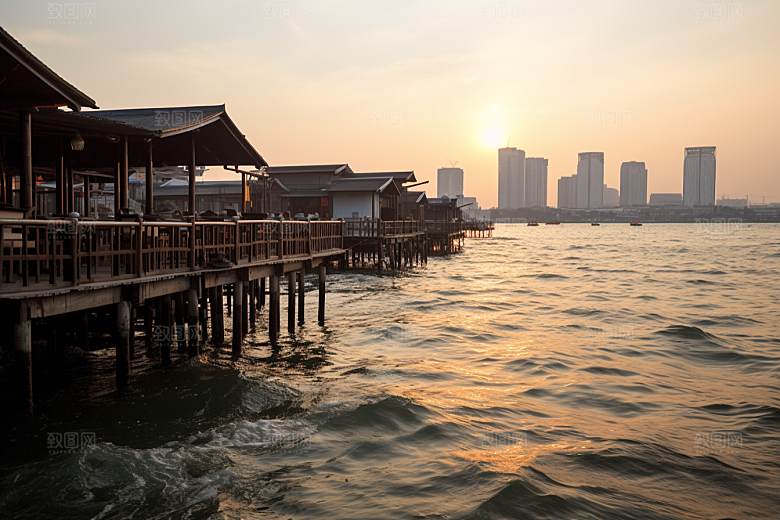 厦门旅游海边城市高清摄影图