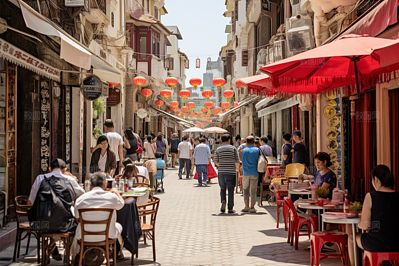 厦门旅游城市citywalk摄影图