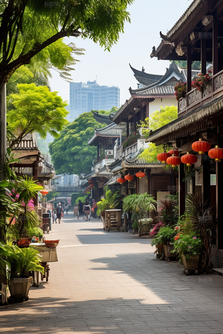 厦门旅游景色都市漫步摄影图