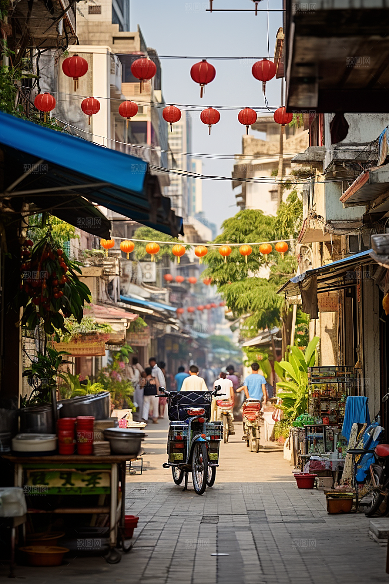 厦门旅游海边城市风光摄影图