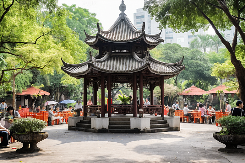 厦门旅游城市景色摄影图
