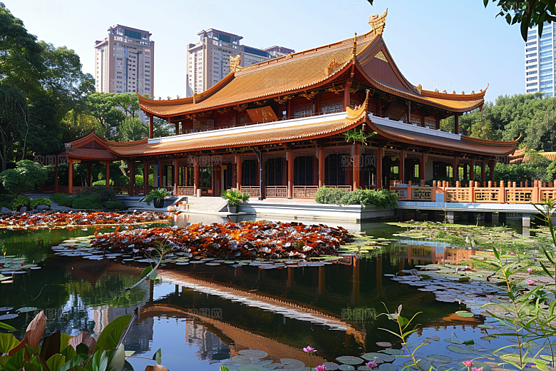 厦门旅游自由行海边城市摄影图