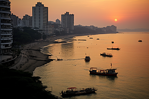 厦门旅游都市漫步自由行摄影图