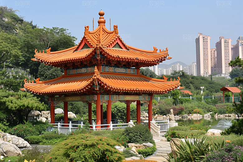 厦门旅游都市漫步地标摄影图