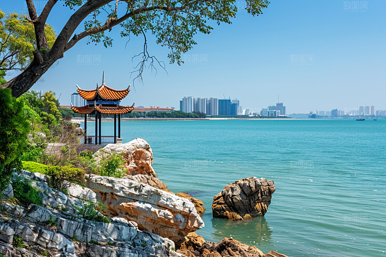 厦门旅游目的地景色摄影图