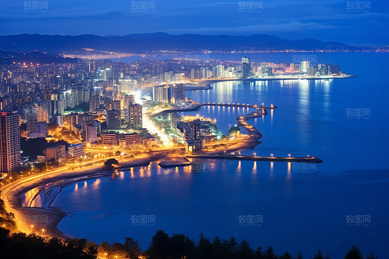 厦门旅游地标景色摄影图