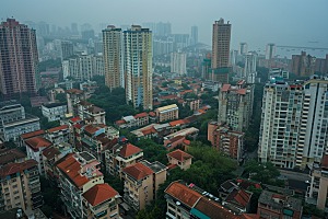 厦门旅游海边城市地标摄影图