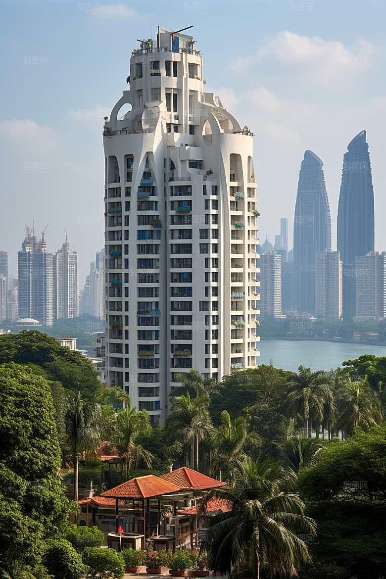 厦门旅游城市景色摄影图