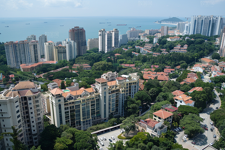 厦门旅游都市漫步风光摄影图