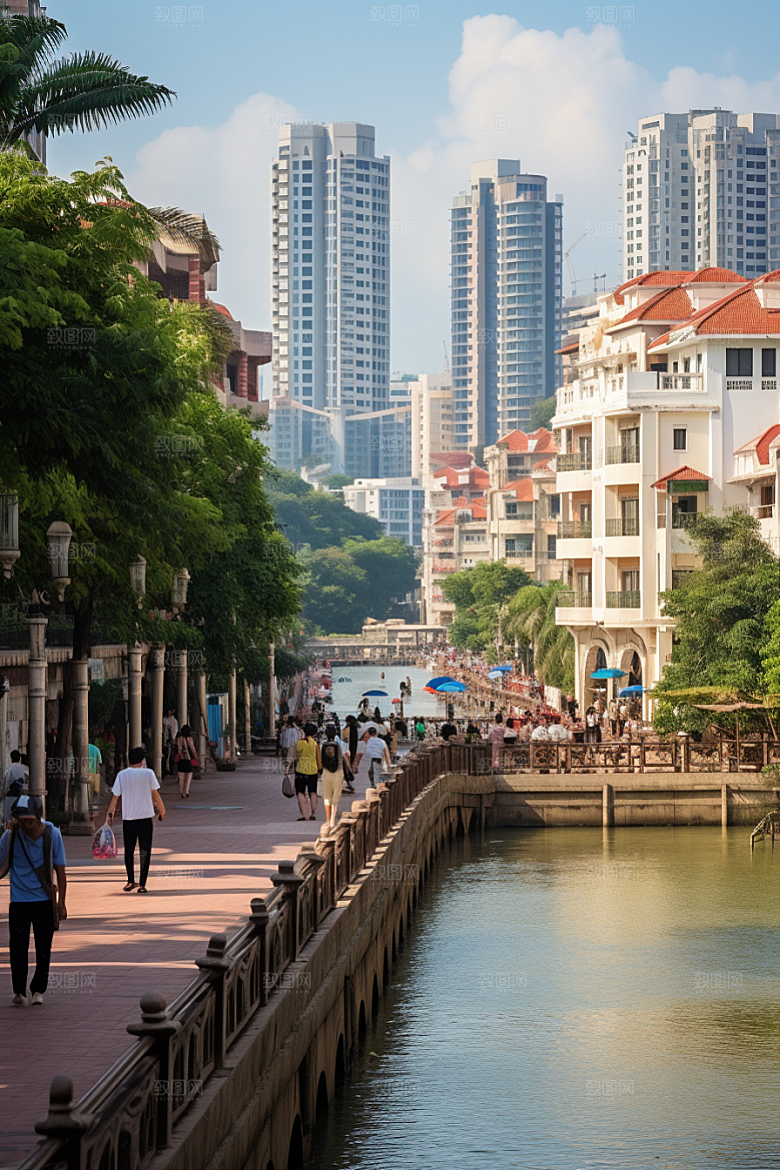 厦门旅游高清citywalk摄影图