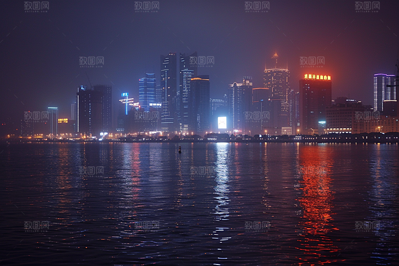 厦门旅游都市漫步地标摄影图