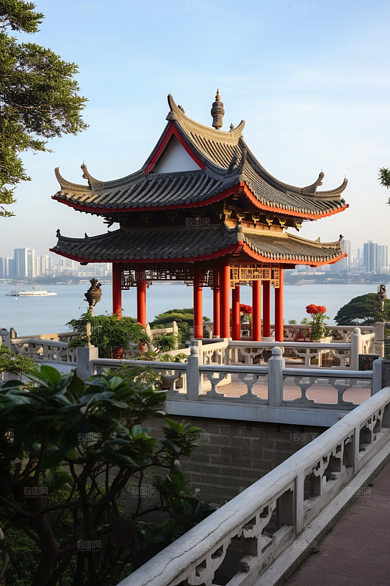 厦门旅游旅行地标摄影图
