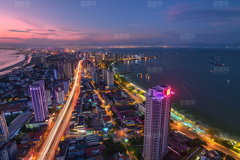 厦门旅游都市漫步自由行摄影图