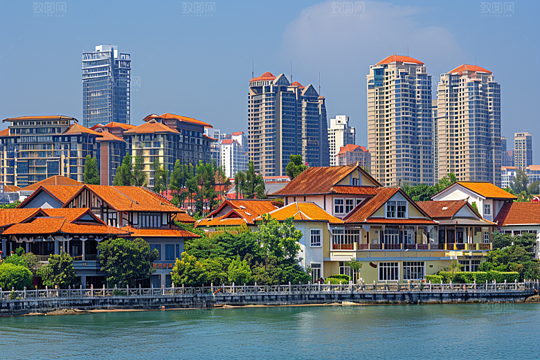 厦门旅游目的地地标摄影图