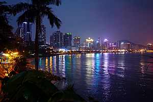 厦门旅游自由行都市漫步摄影图