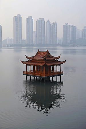 厦门旅游都市漫步风光摄影图