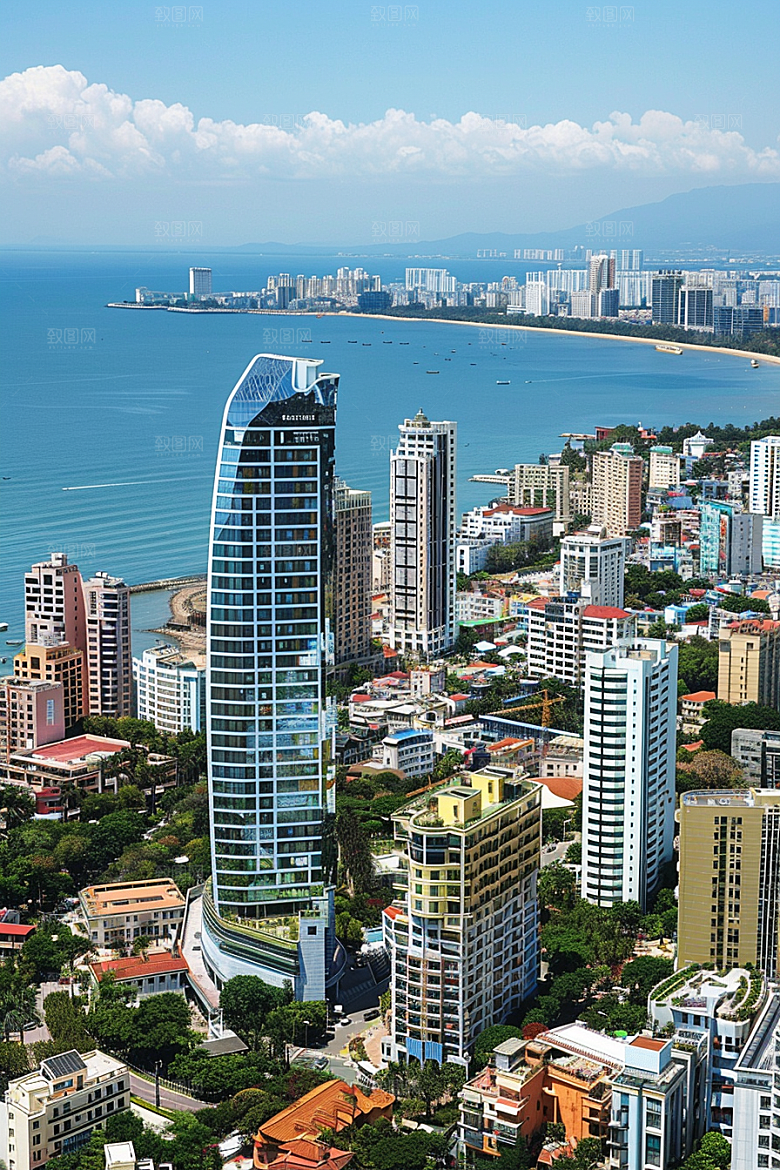 厦门旅游海边城市国内游摄影图