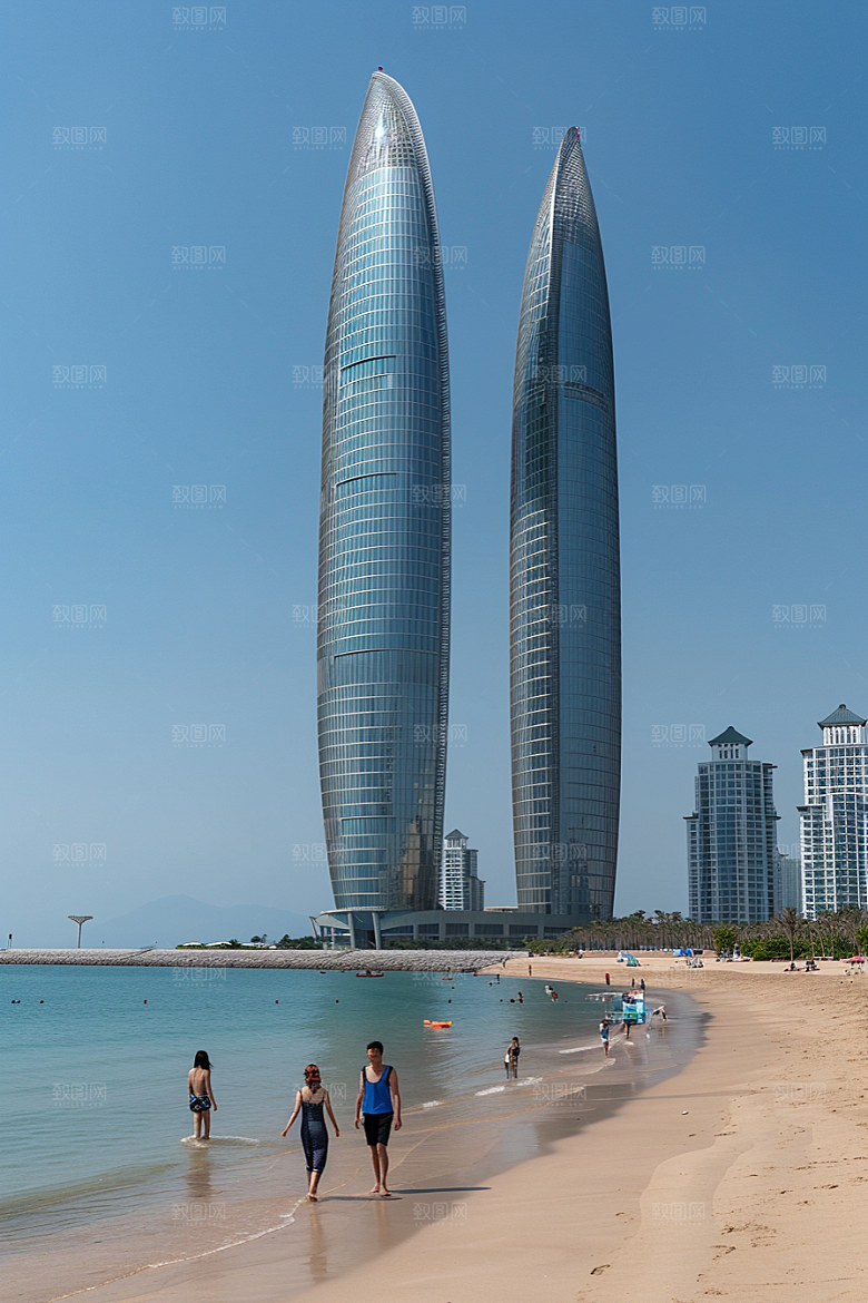 厦门旅游地标城市摄影图