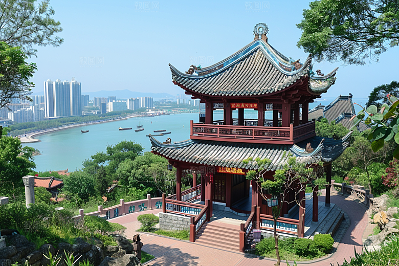 厦门旅游citywalk自由行摄影图