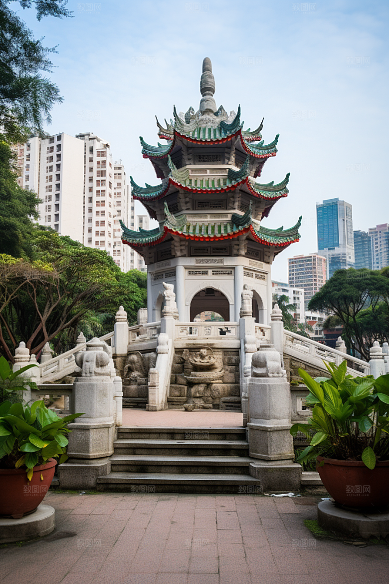 厦门旅游自由行都市漫步摄影图