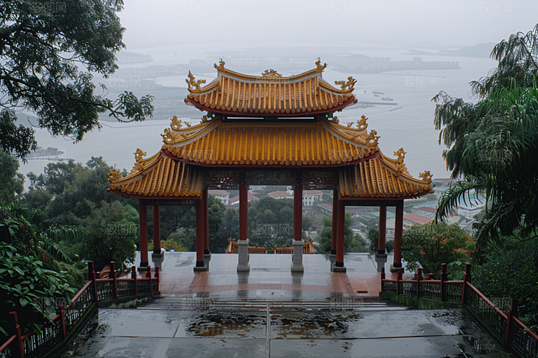 厦门旅游风光都市漫步摄影图