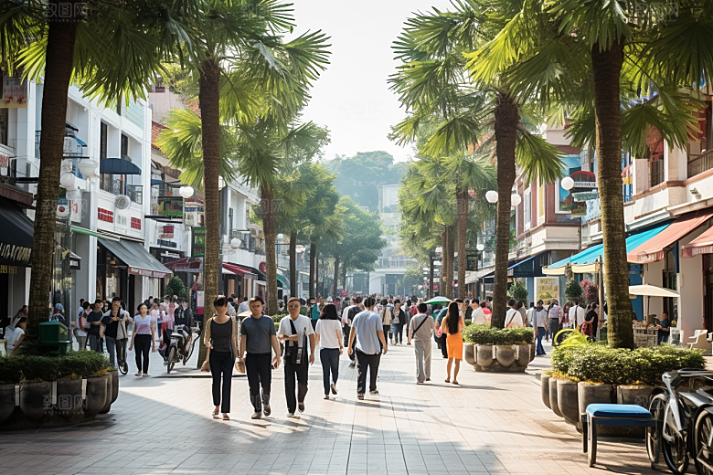 厦门旅游海边城市城市摄影图