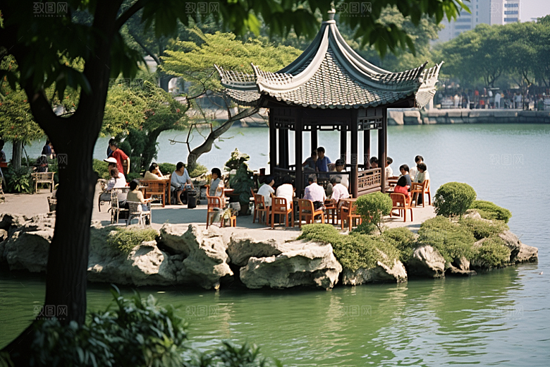 厦门旅游citywalk自由行摄影图