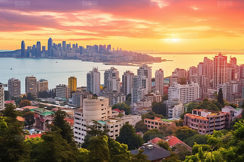 厦门旅游都市漫步城市摄影图
