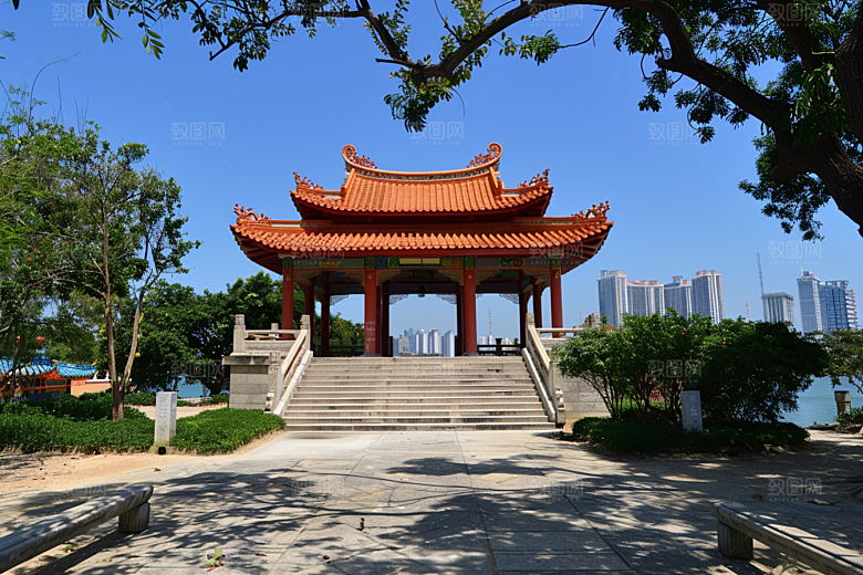 厦门旅游国内游都市漫步摄影图