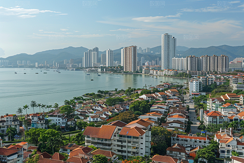 厦门旅游景色都市漫步摄影图