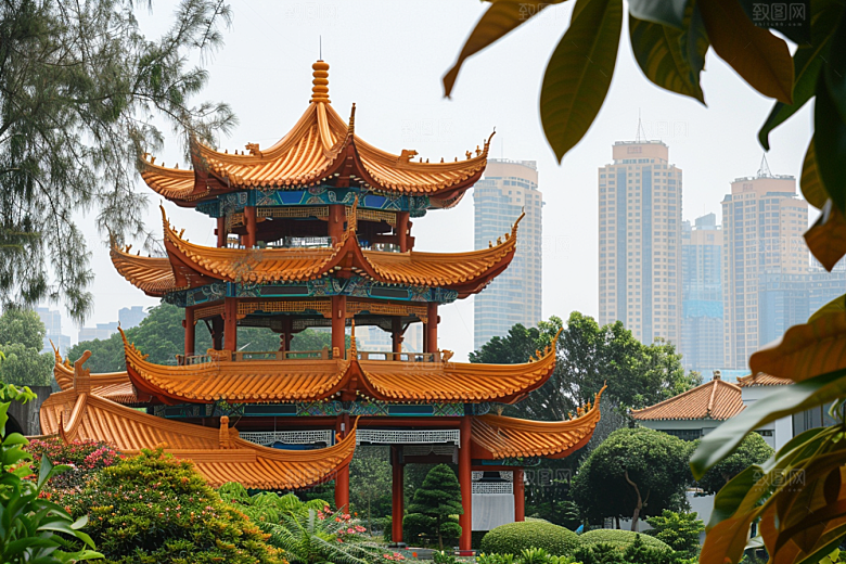厦门旅游都市漫步景色摄影图