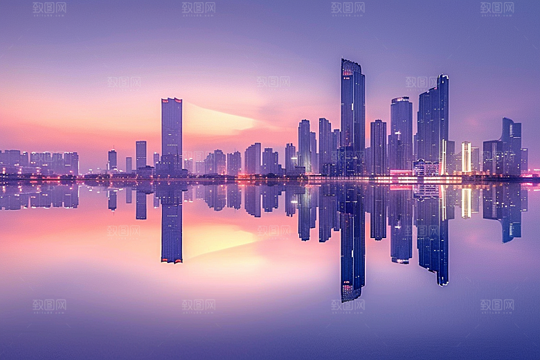 厦门旅游海边城市景色摄影图