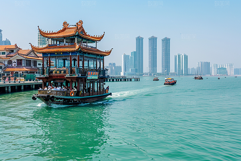 厦门旅游景色都市漫步摄影图