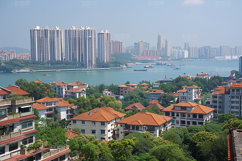 厦门旅游地标闽南摄影图