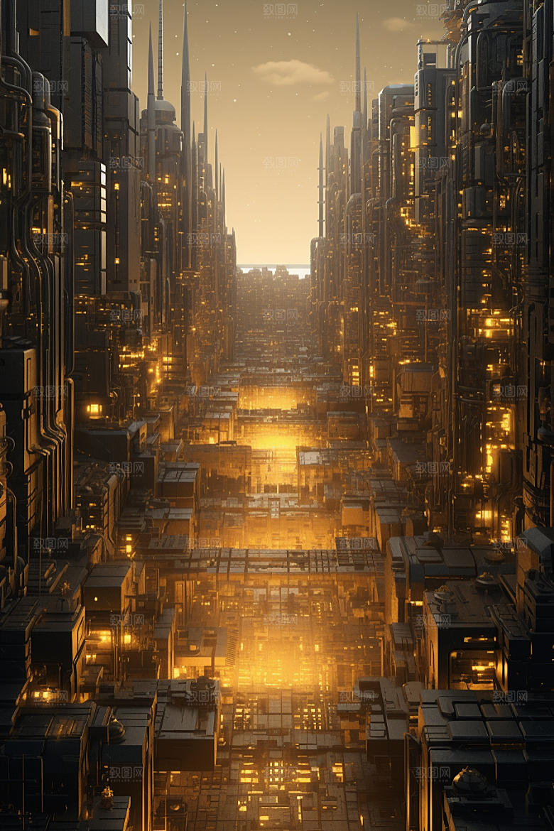 金色现代都市游戏高清原画