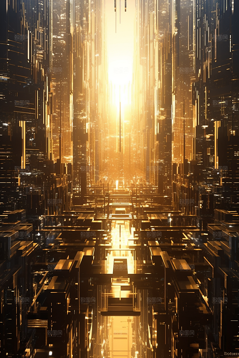 金色现代都市游戏未来原画