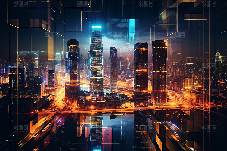 金色现代都市游戏未来原画