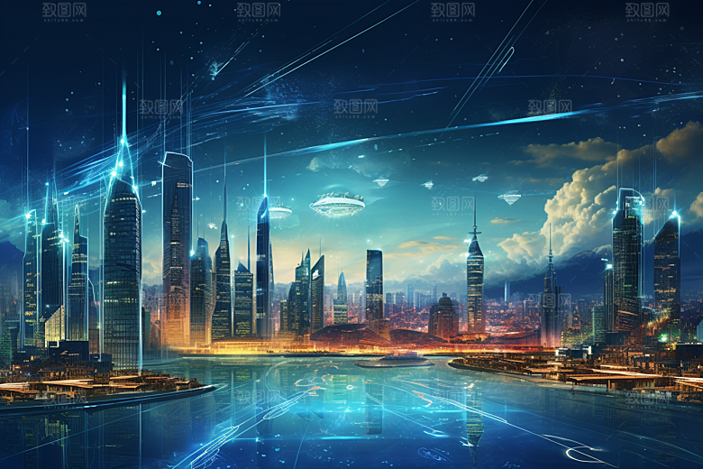 金色现代都市高清动画原画