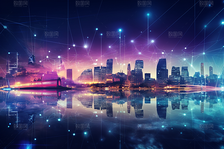 金色现代都市游戏光影原画