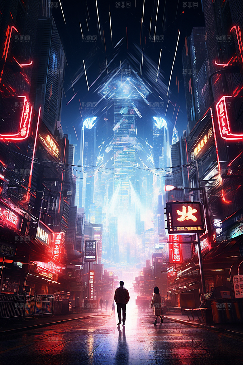 现代城市CG都市原画