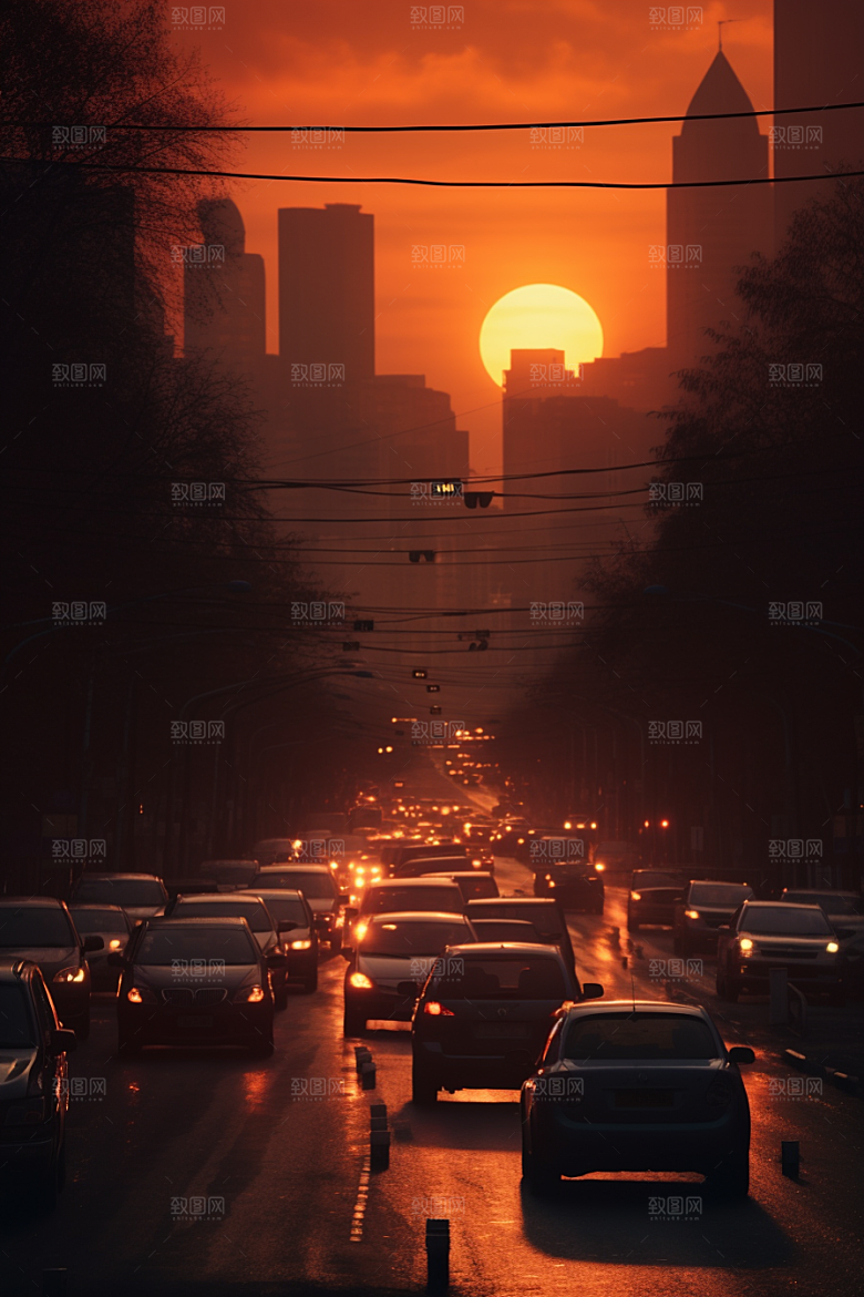 现代城市CG都市原画