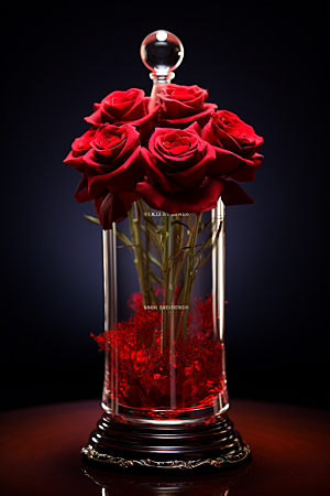 玫瑰香水香氛视觉艺术广告素材