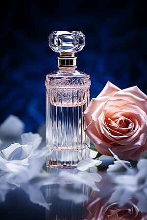 玫瑰香水视觉艺术化妆品广告素材