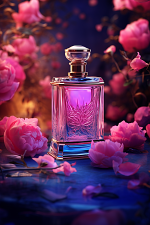 玫瑰香水高端香氛广告素材