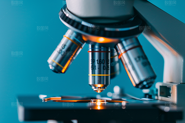 显微镜生物科学素材