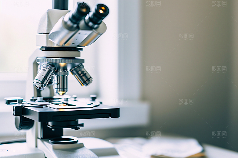 显微镜科学生物素材