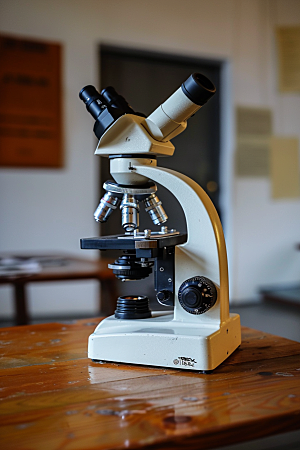 显微镜研究科技素材