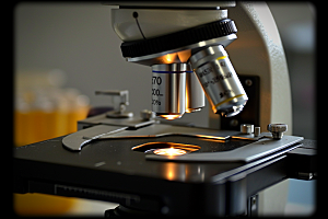 显微镜科研实验室素材