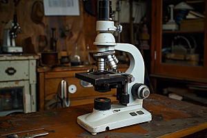 显微镜实验室高精设备素材